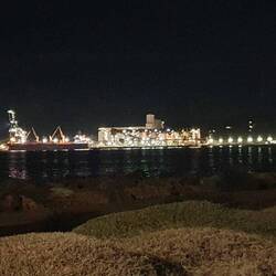 Esperance by night...quite industrial...
