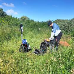 Wieder zusammen packen und weiter