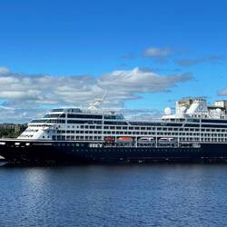 Azamara taken from onboard the HMY Britannia