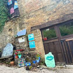 Our Albergue tonight in A Balsa. El Beso