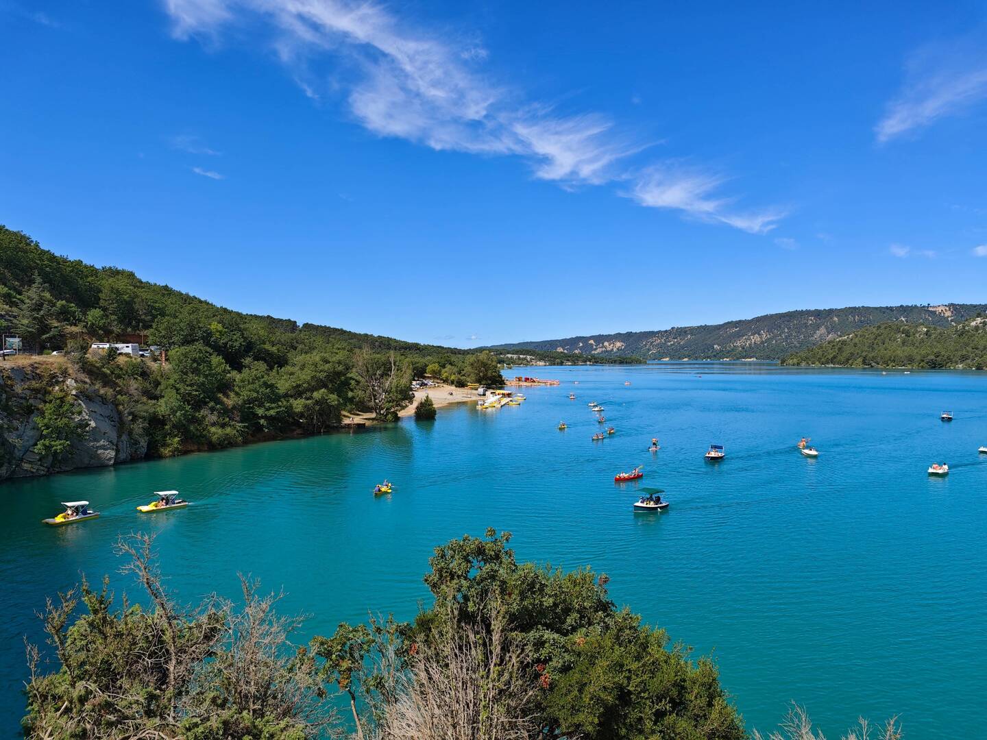 Blick auf den Lac de Sainte-Croix