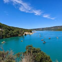 Blick auf den Lac de Sainte-Croix