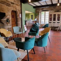 Empfangsraum im Manoir de Moëllien