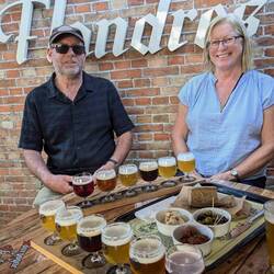 Beer Flights in Bruges