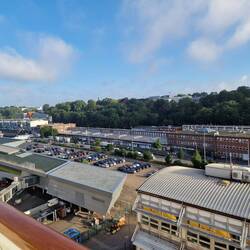 Blick auf das Cruise Center