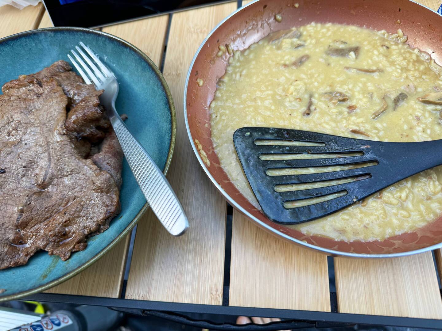 Mein essen im Ziel: