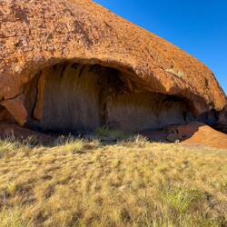 Kulpi Minymaku ... the kitchen cave where women would process bush foods — Mala Walk.
