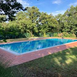 Nachem Velofahre, alls duruf zrugg, denn en Schwumm zum abchüele