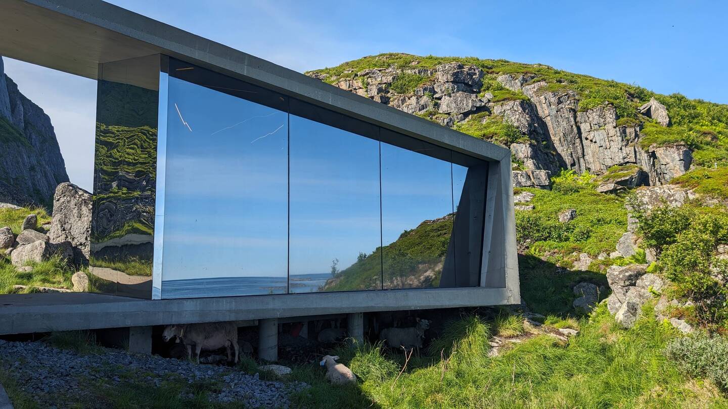 Norwegische Rastplatz-Architektur