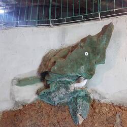 Das Felsgestein ähnelt einem Naga (Fabelwesen mit Ähnlichkeiten zu Schlangen und Drachen)