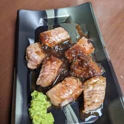 Kobe Fleisch am Straßenverkauf