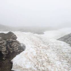 Nach dem Binnelgrat Abstieg zum Freschenhaus