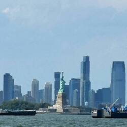 Approaching Liberty Island