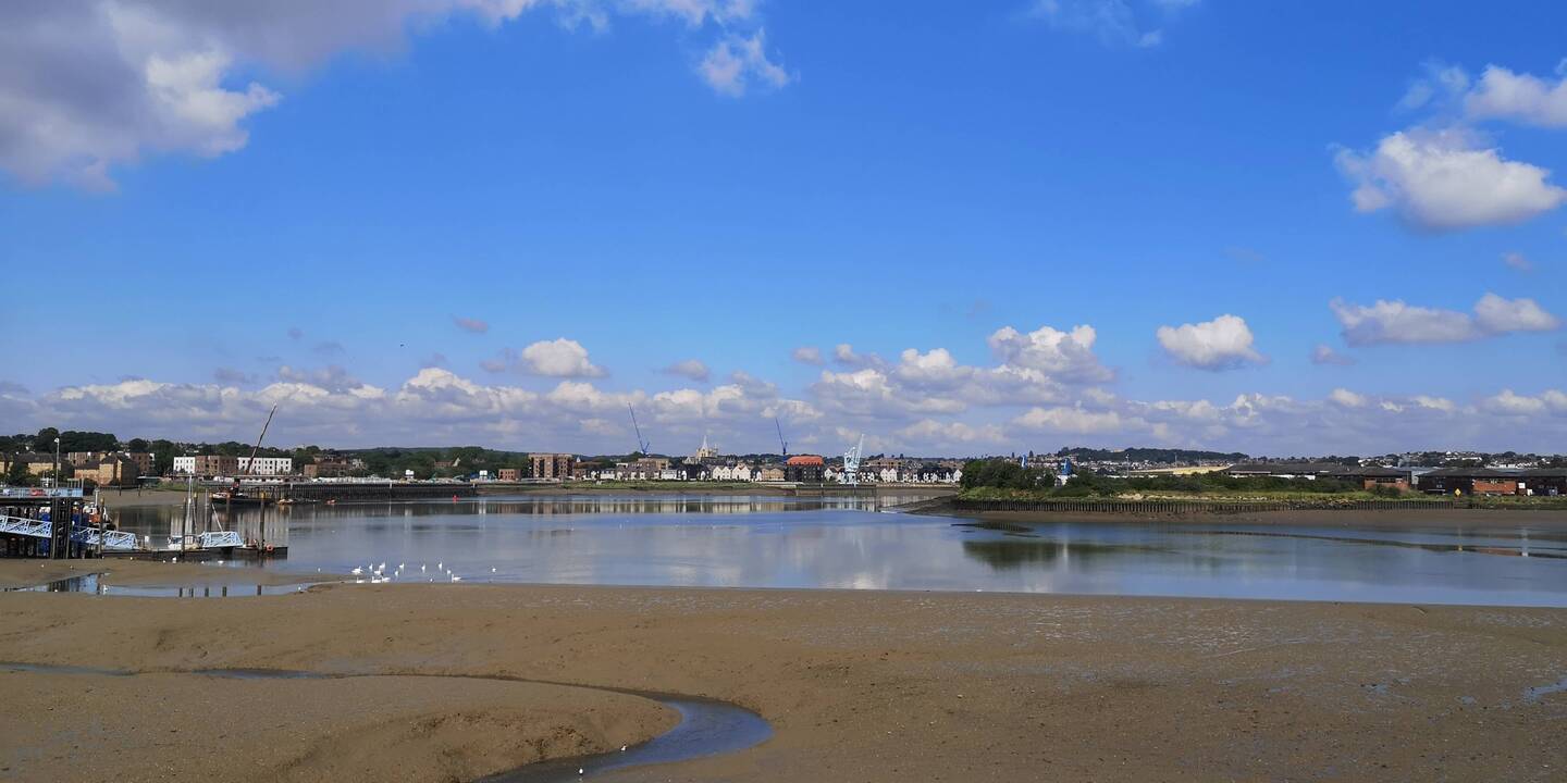 River Medway mit Gezeiten
