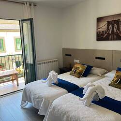 Our room at Pension Mar