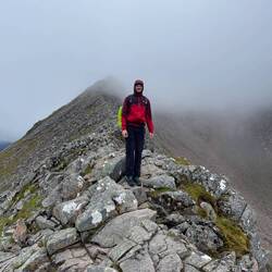 Eigentlich hätten wir eine sehr sehr tolle Aussicht gehabt. Die Gratwanderung war dennoch supi