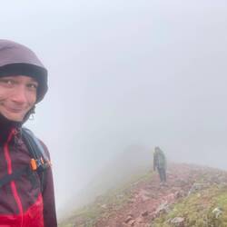 Wind und Regen peitschten uns für gut 3 Stunden heftig um die Ohren. Stimmung? Trotzdem gut 👍