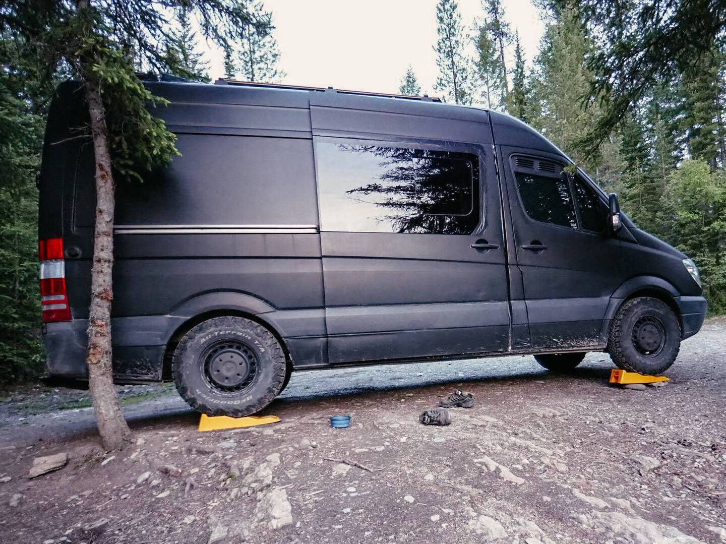 Das gerade Ausrichten hat etwas Kreativität erfordert