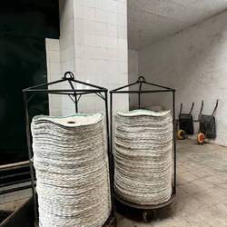 These are filters olives are pressed thru to extract the oil.