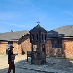 Guard tower for 1 single SS guard during role call