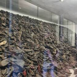 40,000 pairs of shoes of dead Jews (including little kids and women)