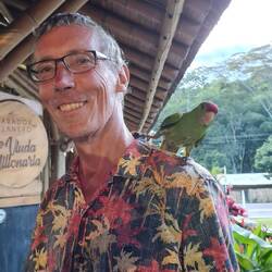 Im Restaurant, nachdem wir die Tatacoa hinter uns gelassen haben.