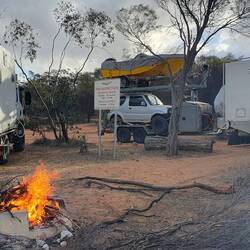 Campsite with the best fire ever🔥