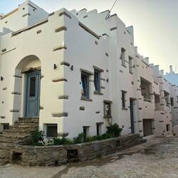 Our hotel....Flintstones look