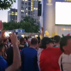 Emotionen pur! Jubelnde Italiener zuerst ... unmittelbar danach die Kroaten!🤣