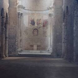 Basilica Saint Salvatore (photo taken through glass)