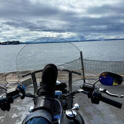 Had a front row seat on the Ferry!