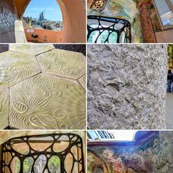 Some of the epic detail at La Pedrera