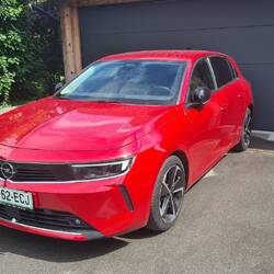 Opal astra hire car, quite fancy