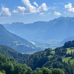 Blick auf die bisherige Tour
