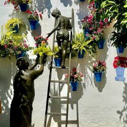 Homes in the Jewish quarter of town hosts open gardens during a special annual festival.