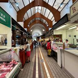 A view of the English market, founded in 1792.