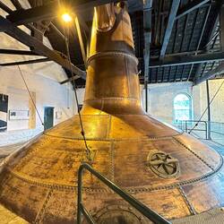 The largest copper still in the world. It goes about 5 feet under the floor.