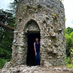 A small watch tower.