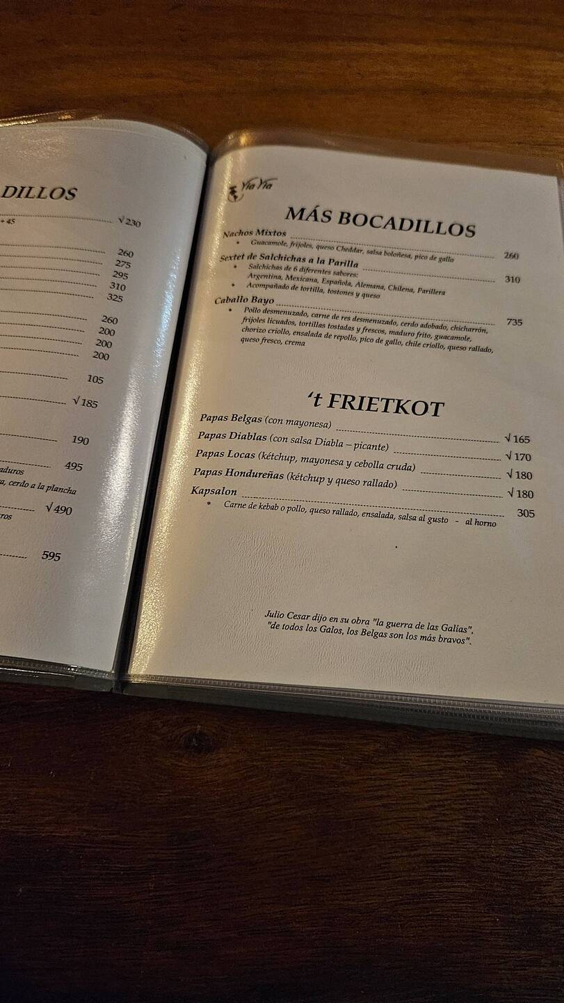 Een frietje eten in de Via Via