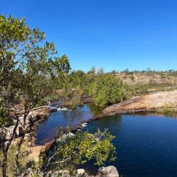 Der Sweetwater Pool, hier sind wir baden gegangen