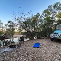 Unser Camp direkt am Fluss