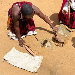 Der Versuch eines Feuers