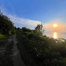 Entlang des Wanderweges E9