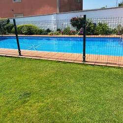 Pool at our Albergue A Lua do Camino