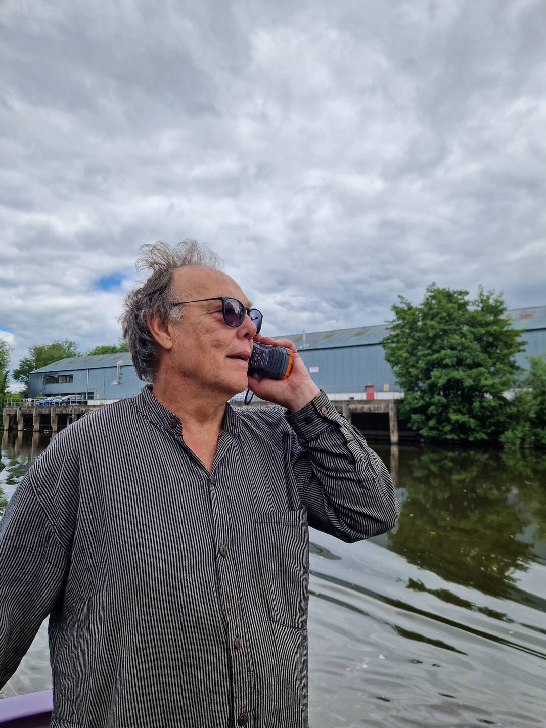 We got to use the VHF radio now we are qualified
