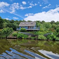Cute riverside home