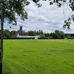 A game outside Worcester Cricket Ground