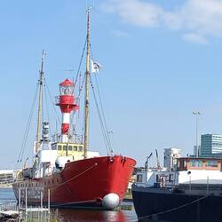 Floating Lighthouse, it was anchored out at a sand bar for years