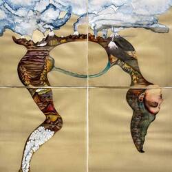 The Awake Volcanoes Exhibit of Sandra Vásquez de la Horro ... Ring of Fire ... the DAM — Denver, CO.