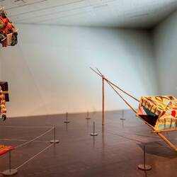 Freedom (R); TV Man (L); All This, And Heaven (hanging) ... the DAM — Denver, CO.